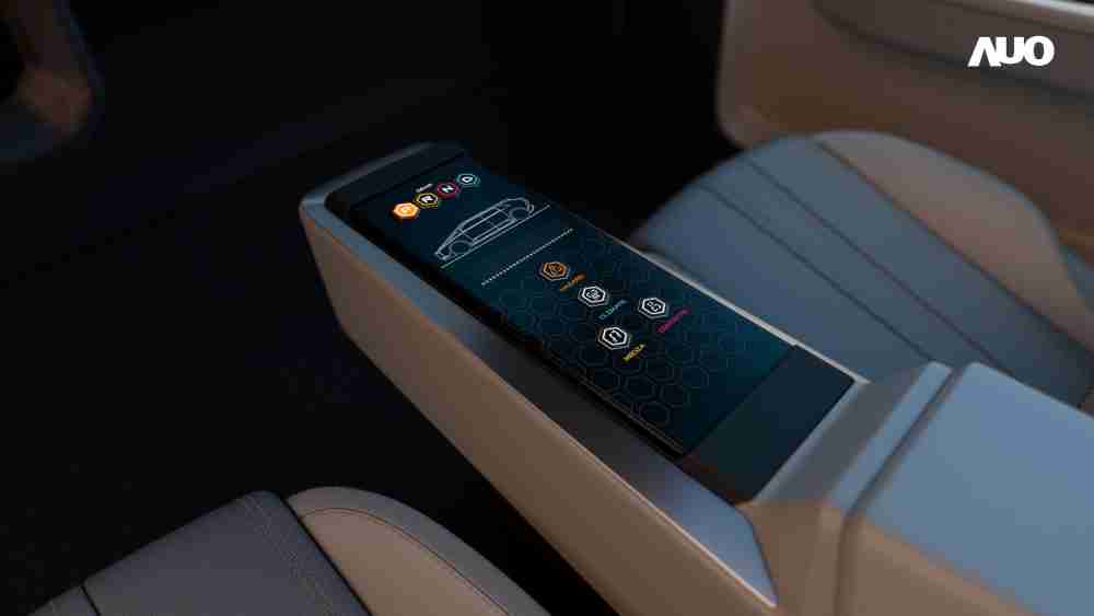 杏悦2以人性化设计打造多变形态中控显示(Morphing Center Control)，，，，不使用时仅平面显示信息，，，，进行操作时，，，显示器则会动态隆起，，，转变成3D实体按钮，，，并有触觉回馈，，，展示人机互动新体验